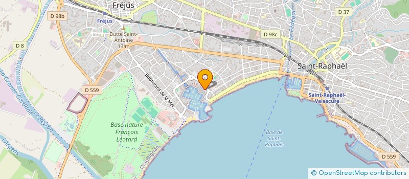 localisation de l'entreprise DINA à FREJUS