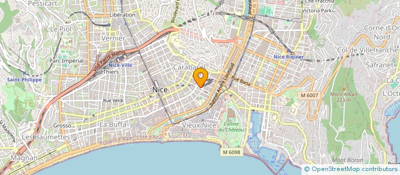 localisation de l'entreprise DINA ALIMENTATION à NICE