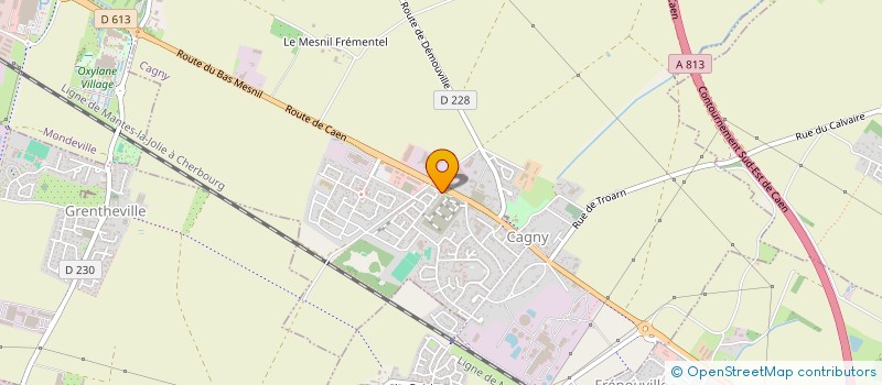 localisation de l'entreprise DINA COIFFURE  CAGNY