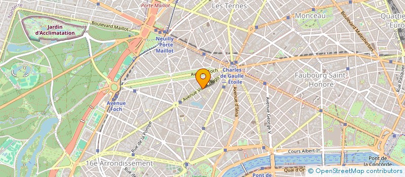 localisation de l'entreprise DINA ET REZA  PARIS