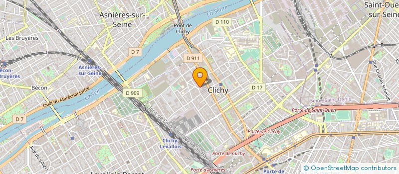 localisation de l'entreprise DINA EVENTS à CLICHY