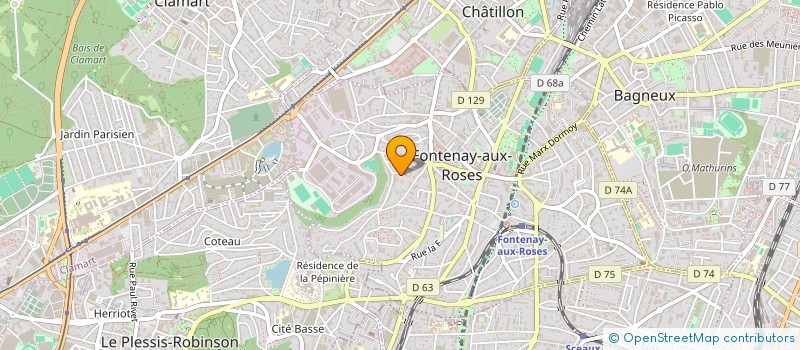 localisation de l'entreprise DINA IT à FONTENAY-AUX-ROSES