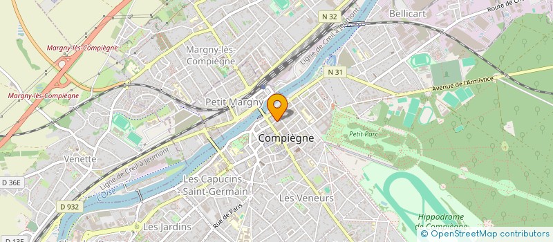 localisation de l'entreprise DINA'S FOOD  COMPIEGNE