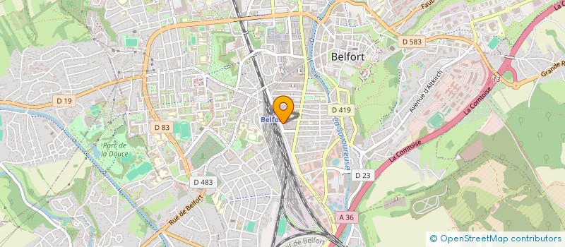 localisation de l'entreprise DINA TELECOM SARL à BELFORT