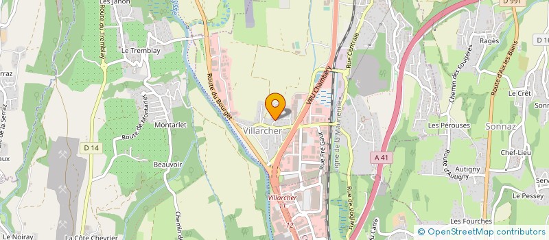 localisation de l'entreprise DINACHRIS  VOGLANS