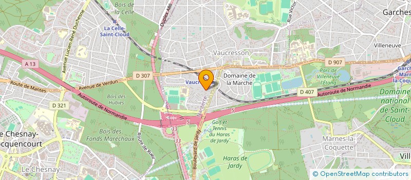 localisation de l'entreprise DINACO  VAUCRESSON