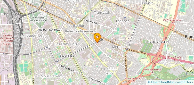 localisation de l'entreprise DINADEV à LYON