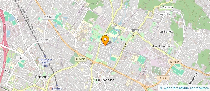localisation de l'entreprise DINAHEL à EAUBONNE