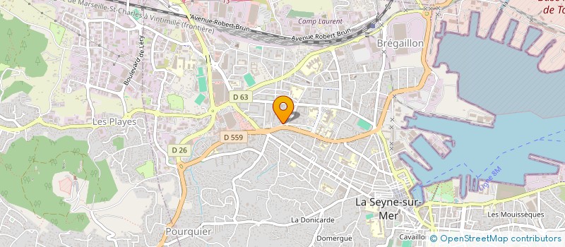 localisation de l'entreprise DINAJAH  LA SEYNE-SUR-MER