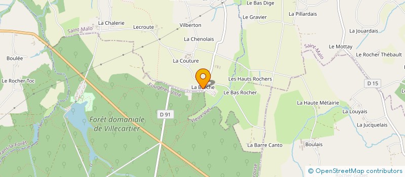 localisation de l'entreprise DINAKAWA  VIEUX-VIEL