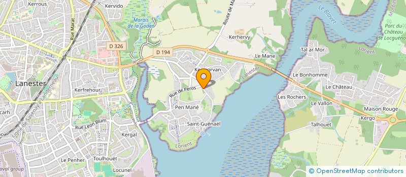 localisation de l'entreprise DINAM  LANESTER