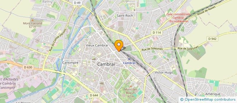 localisation de l'entreprise DINAMAR  CAMBRAI