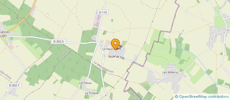 localisation de l'entreprise DINAMIA à LE MESNIL SIMON
