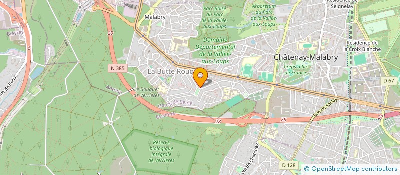 localisation de l'entreprise DINAMIC à CHATENAY-MALABRY