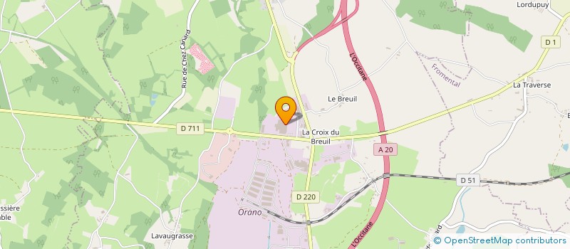 localisation de l'entreprise DINAMIK à BESSINES-SUR-GARTEMPE