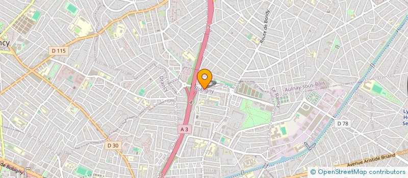 localisation de l'entreprise DINAMIK  BONDY