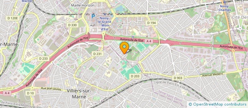 localisation de l'entreprise DINAN à NOISY-LE-GRAND