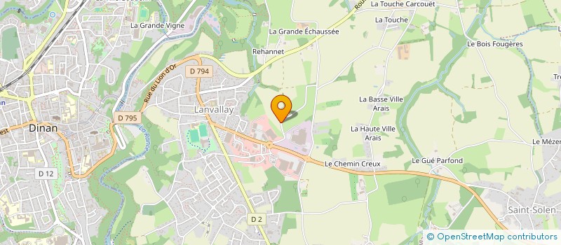 localisation de l'entreprise DINAN BOX à LANVALLAY