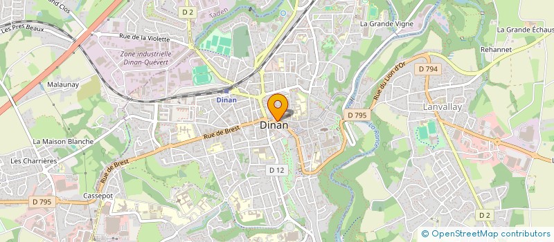 localisation de l'entreprise DINAN EXPANSION à DINAN