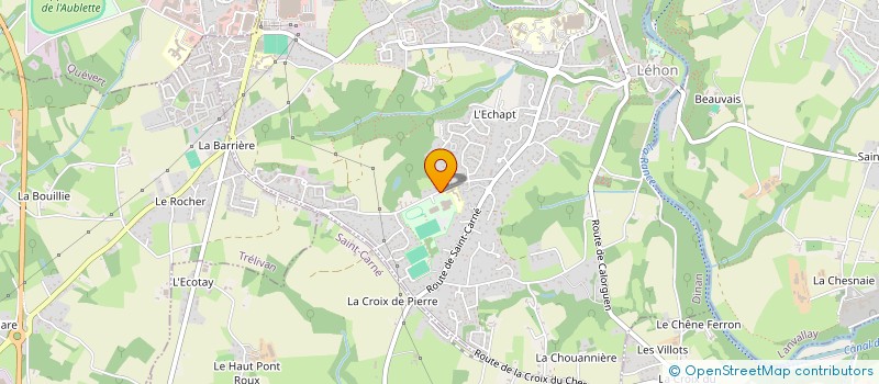 localisation de l'entreprise DINAN RUGBY à DINAN
