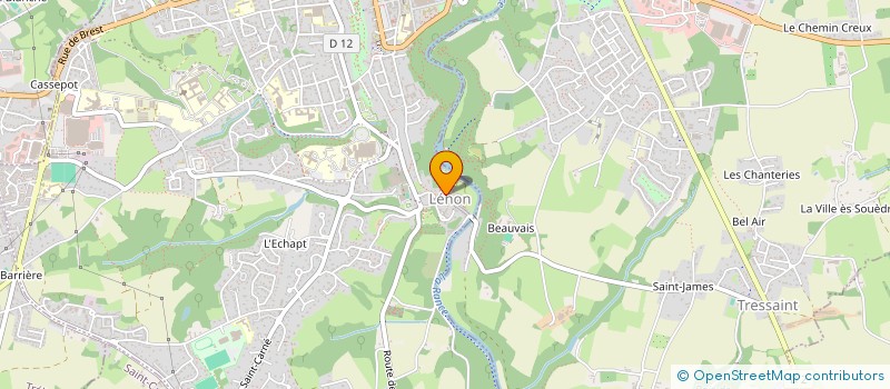 localisation de l'entreprise DINAN TRIATHLON à DINAN