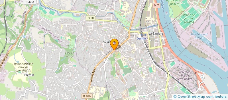 localisation de l'entreprise DINANA  OULLINS-PIERRE-BENITE