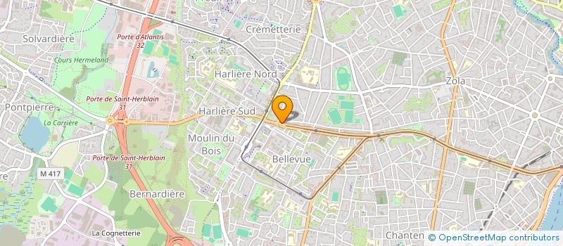 localisation de l'entreprise DINANDERIE N 10 à NANTES