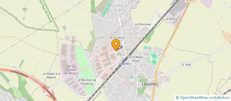 localisation de l'entreprise DINAPAR  LOUVRES