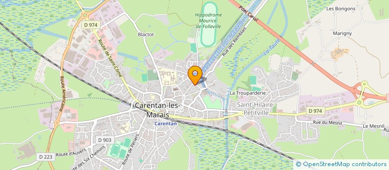localisation de l'entreprise DINAPOLA à CARENTAN-LES-MARAIS