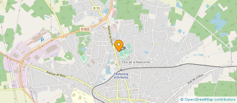 localisation de l'entreprise DINAPOLI  ROMORANTIN-LANTHENAY