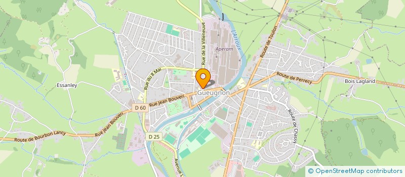 localisation de l'entreprise DINAPOLI  GUEUGNON