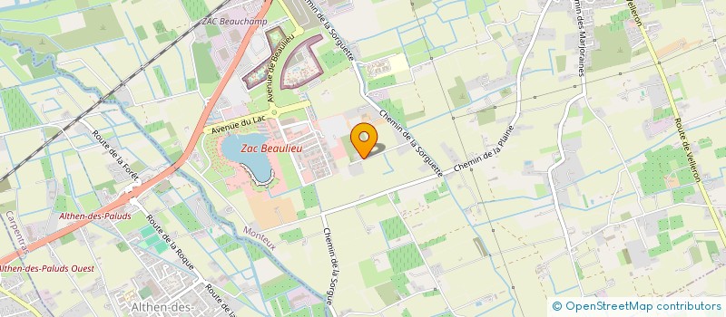 localisation de l'entreprise DINAR  MONTEUX