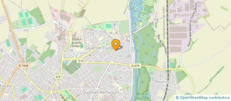 localisation de l'entreprise DINAR à SAINT-QUENTIN
