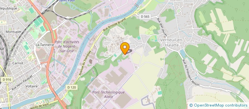 localisation de l'entreprise DINAR  VERNEUIL-EN-HALATTE