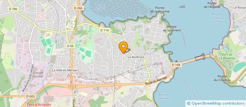 localisation de l'entreprise DINARD  DINARD