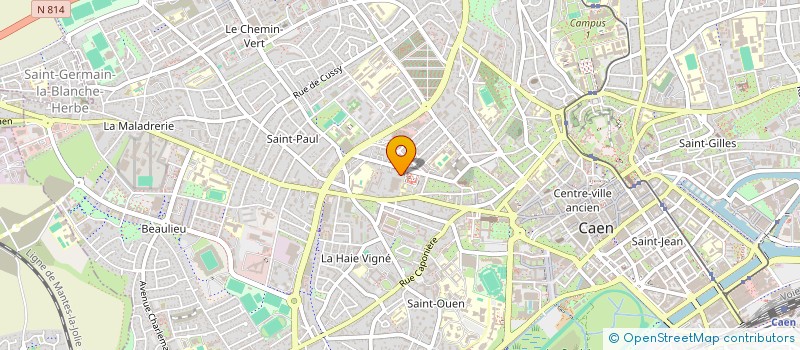localisation de l'entreprise DINARD & CO  CAEN
