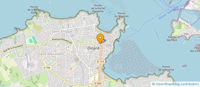 localisation de l'entreprise DINARD PRESSING  DINARD