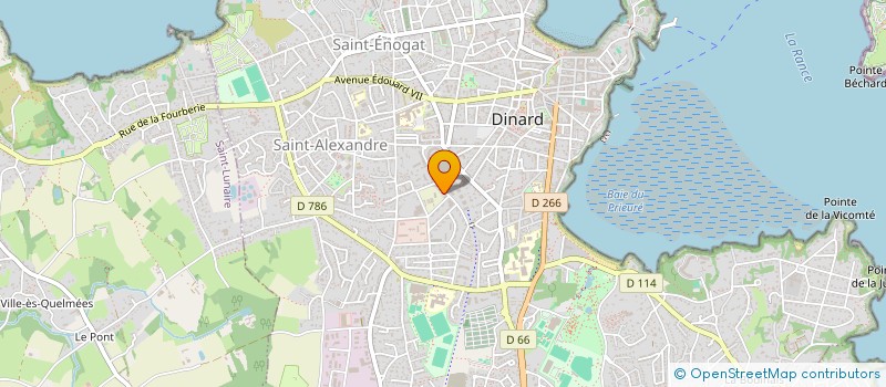 localisation de l'entreprise DINARD SPORT SANTE  DINARD