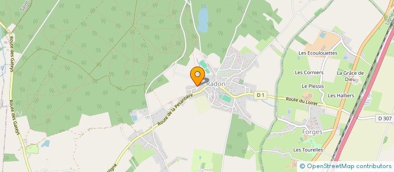 localisation de l'entreprise DINARDAISE à ECOUVES