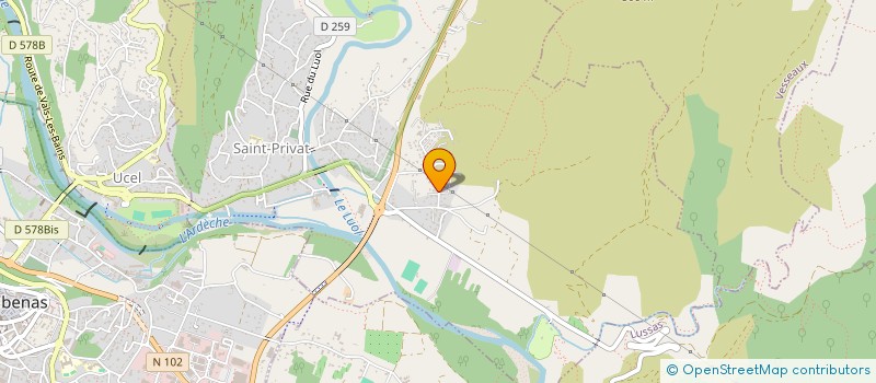 localisation de l'entreprise DINARO7  SAINT-PRIVAT