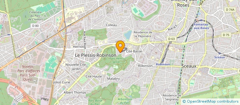 localisation de l'entreprise DINASOMOUS à LE PLESSIS-ROBINSON
