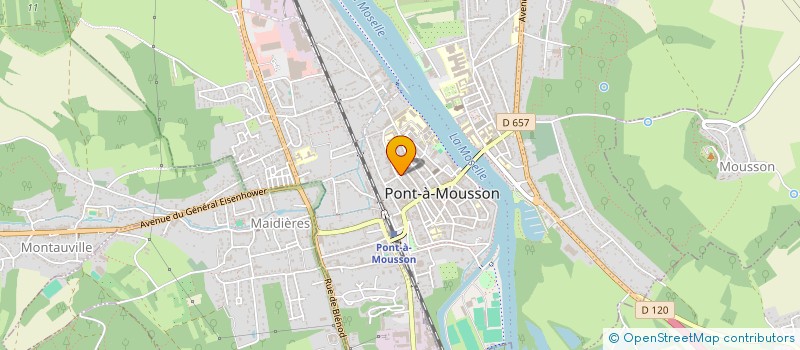 localisation de l'entreprise DINASTIA à PONT-A-MOUSSON