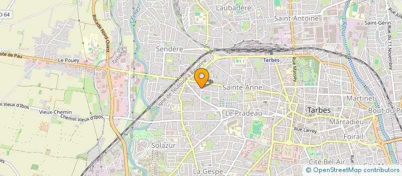 localisation de l'entreprise DINASTRO  TARBES