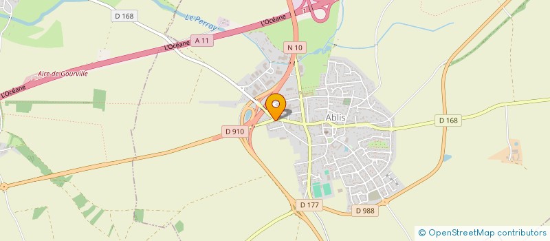 localisation de l'entreprise DINAT à ABLIS