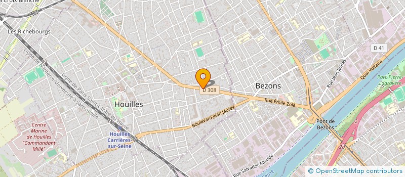 localisation de l'entreprise DINATO à HOUILLES