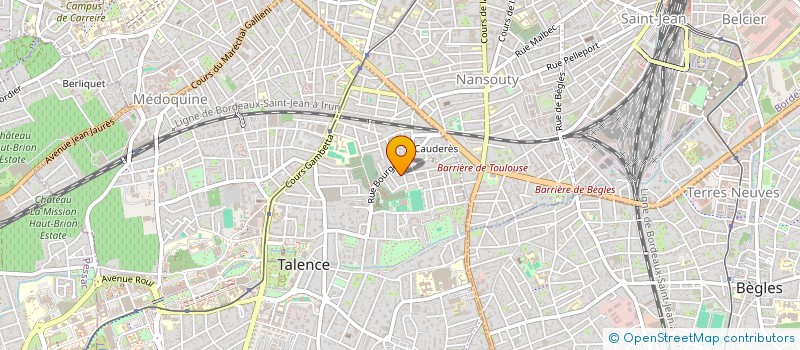 localisation de l'entreprise DINAZ  TALENCE