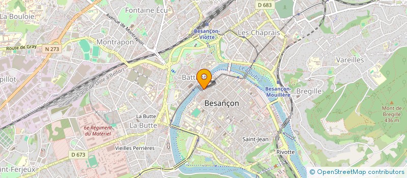 localisation de l'entreprise DINDAR à BESANCON