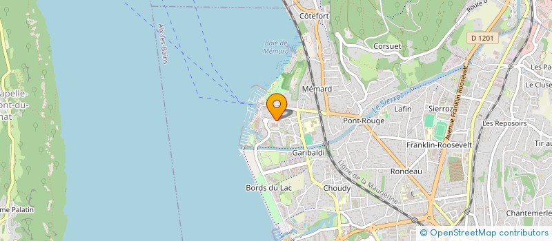 localisation de l'entreprise DINE FIT  AIX-LES-BAINS