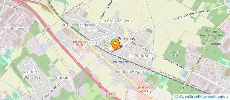 localisation de l'entreprise DINECO  PIERRELAYE