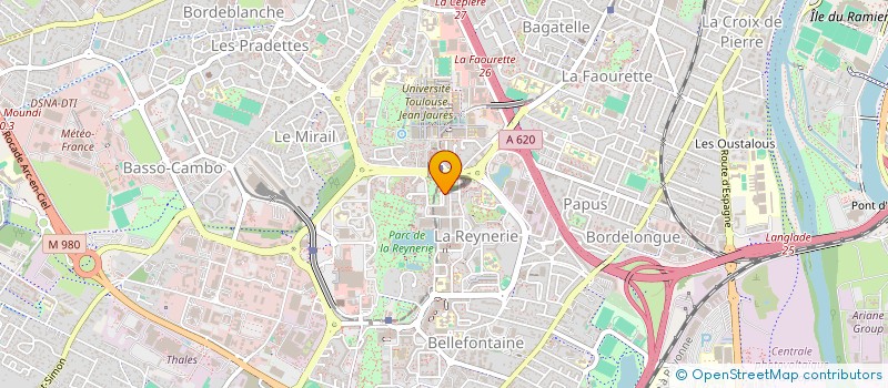 localisation de l'entreprise DINELEC à TOULOUSE